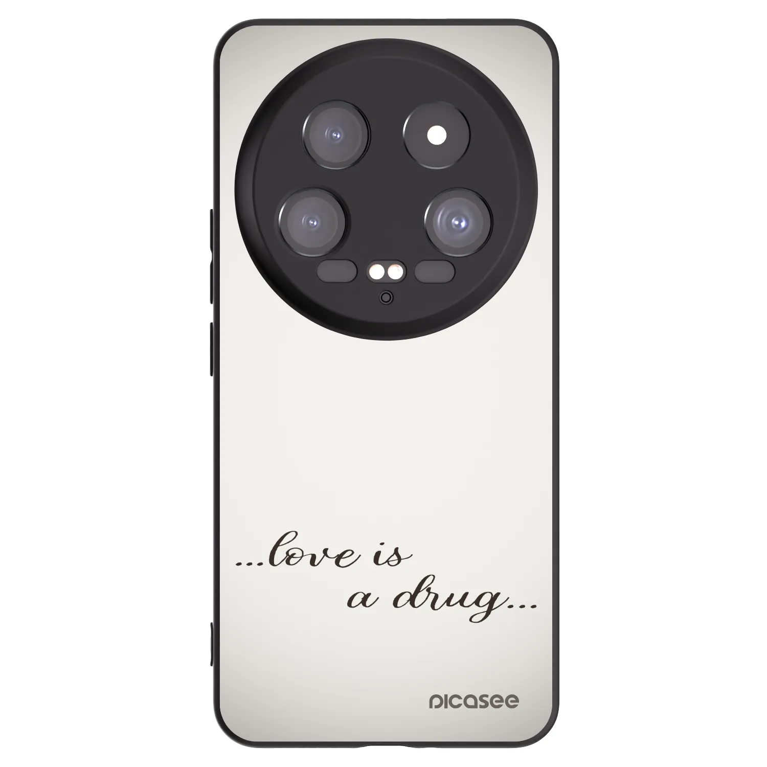 Picasee crna silikonska maskica za Xiaomi 14 Ultra - Love is a drug