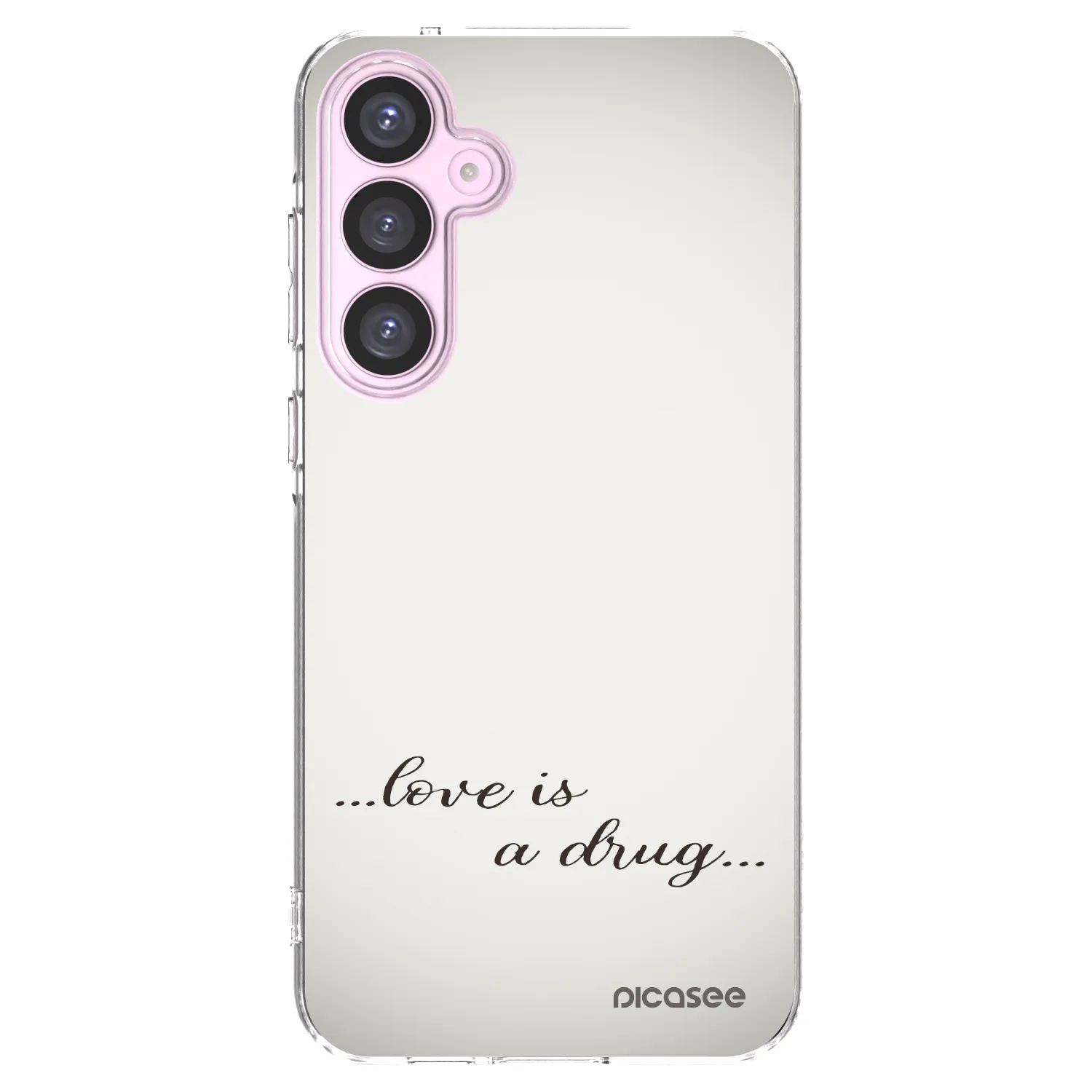 Picasee silikonska prozirna maskica za Samsung Galaxy A55 5G A556B - Love is a drug