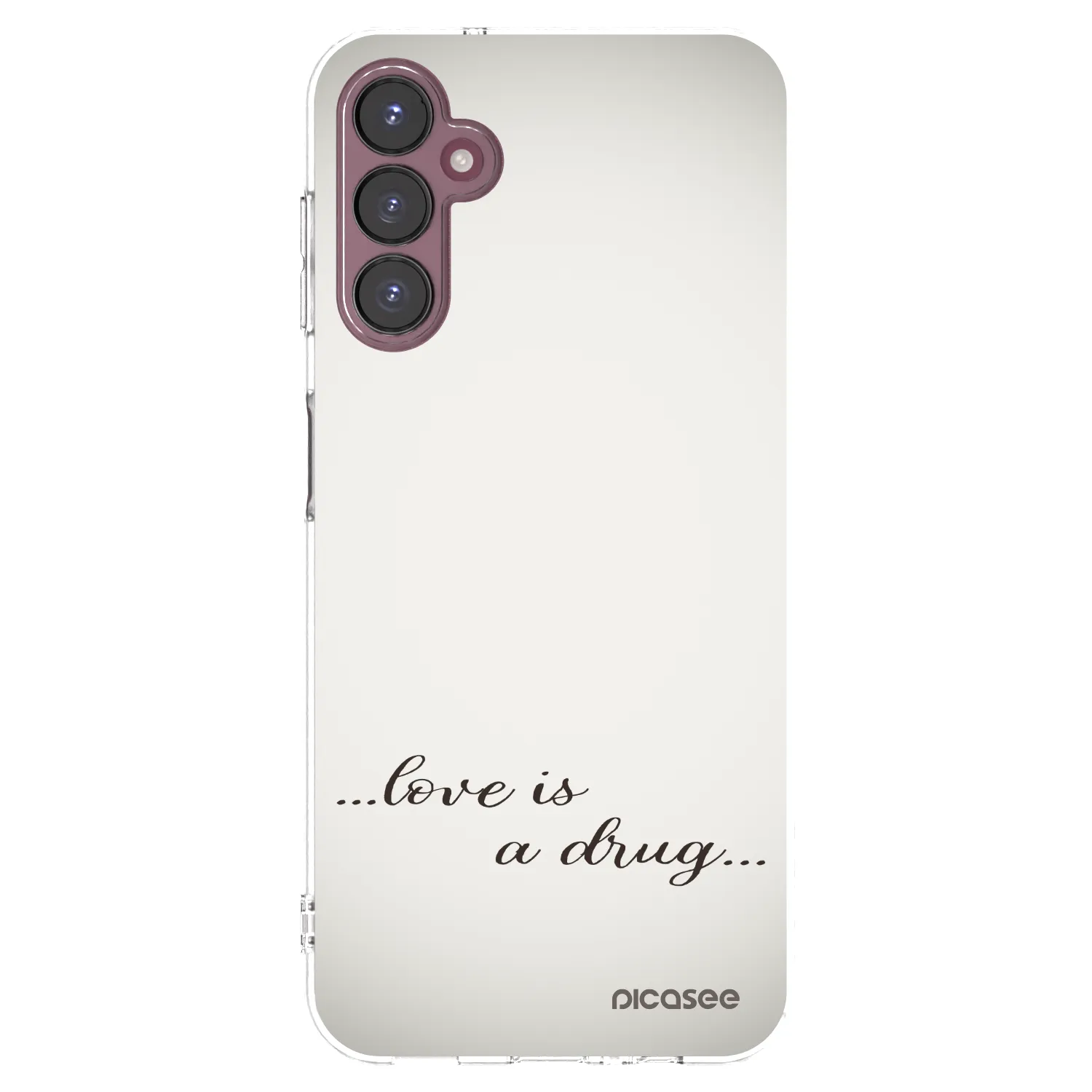 Picasee silikonska prozirna maskica za Samsung Galaxy A05s A057G - Love is a drug