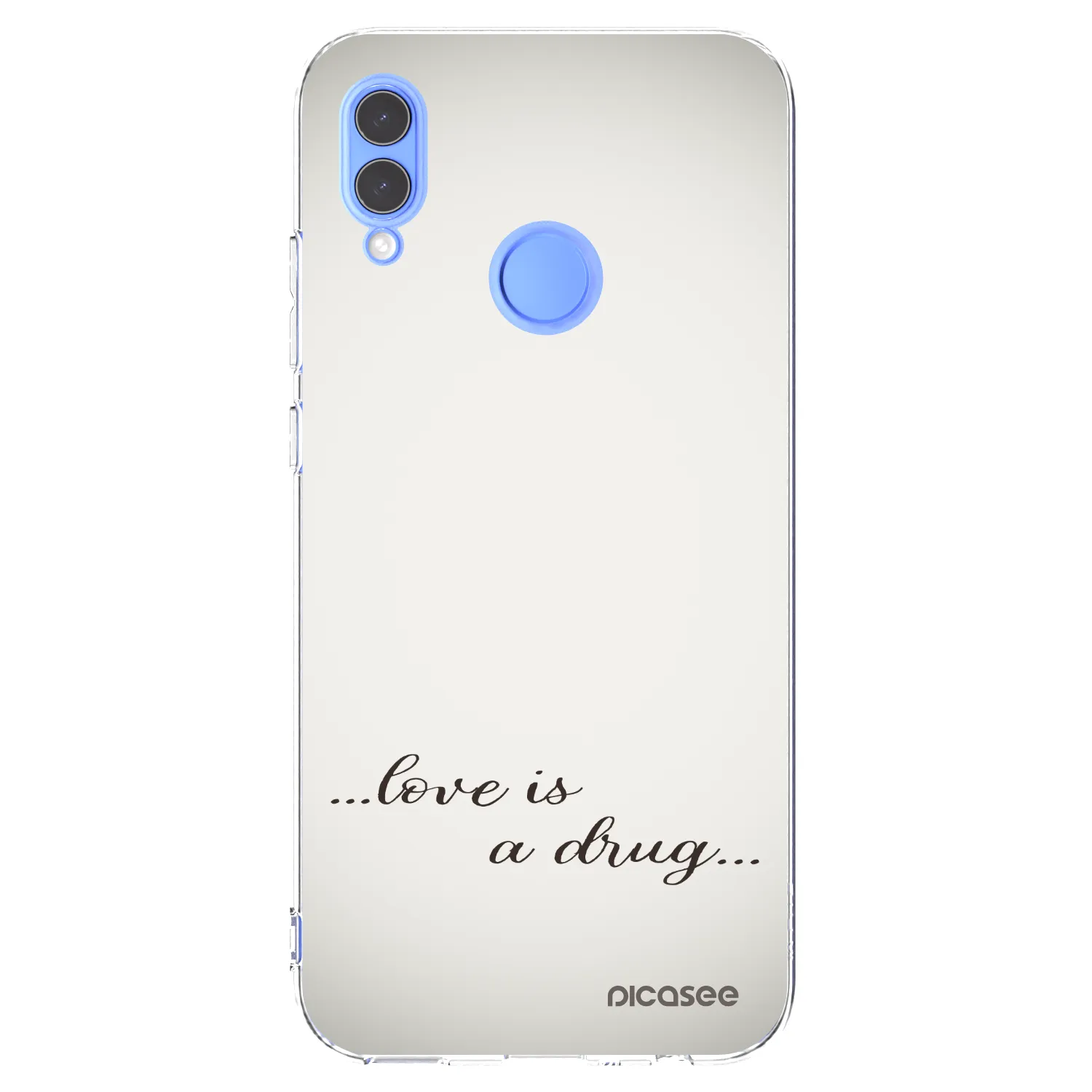Picasee silikonska prozirna maskica za Honor 10 Lite - Love is a drug