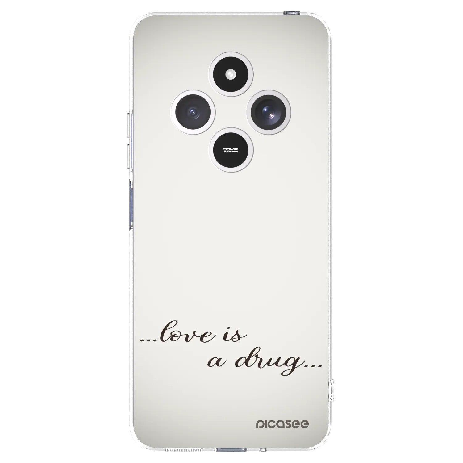 Picasee silikonska prozirna maskica za Xiaomi Redmi 14C - Love is a drug