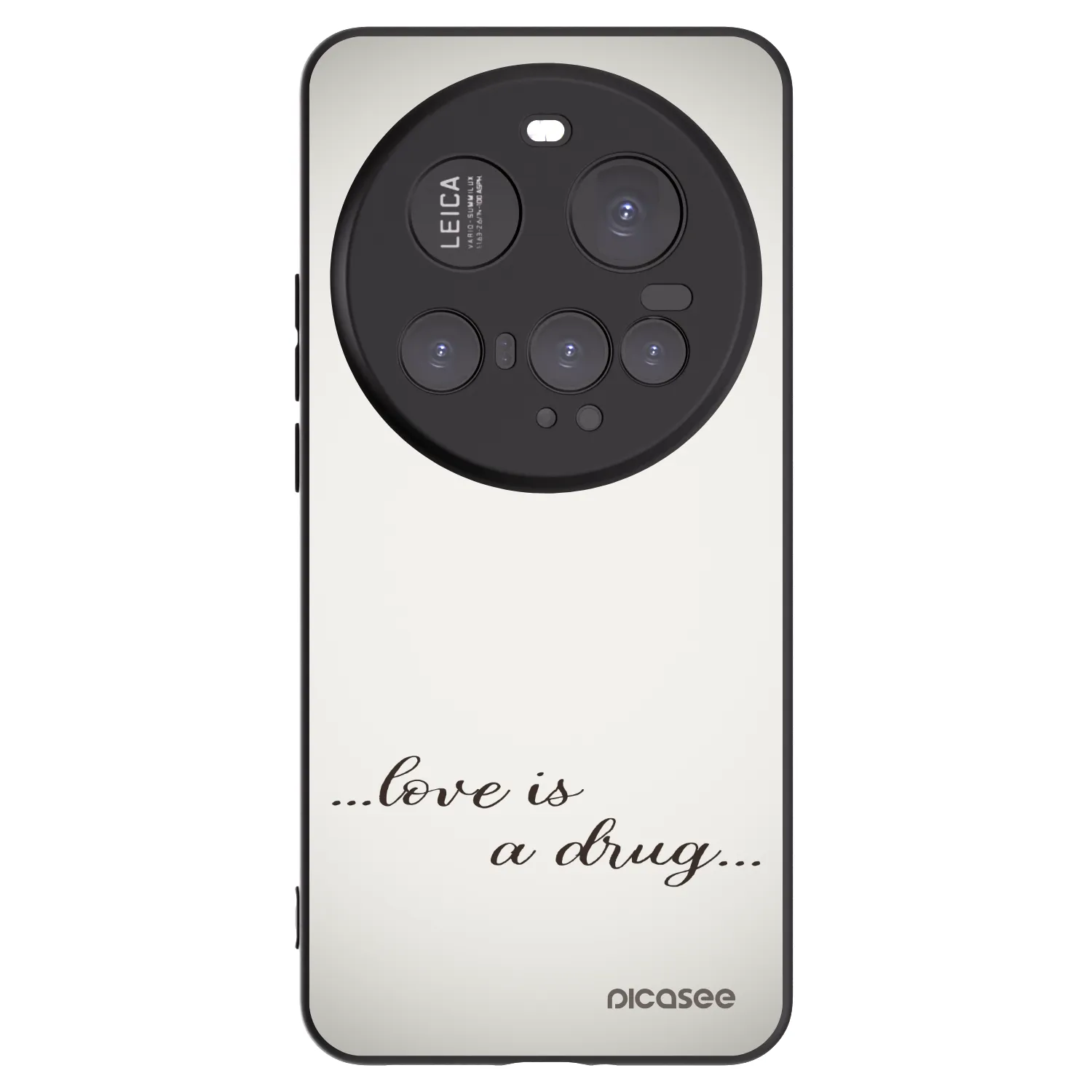 Picasee crna silikonska maskica za Xiaomi 15 Ultra - Love is a drug