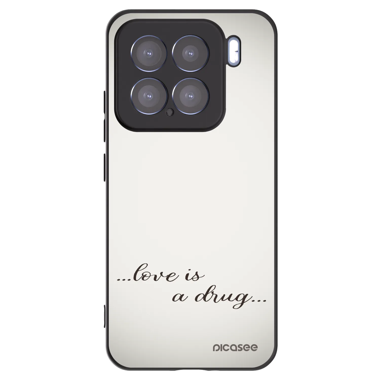 Picasee crna silikonska maskica za Xiaomi 15 - Love is a drug