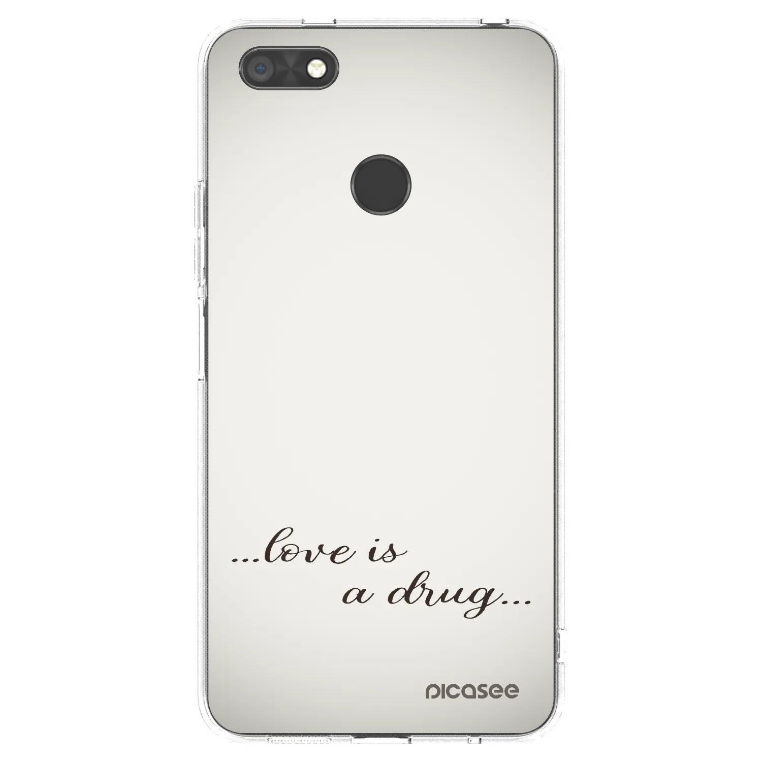 Picasee silikonska prozirna maskica za Huawei P9 Lite Mini - Love is a drug