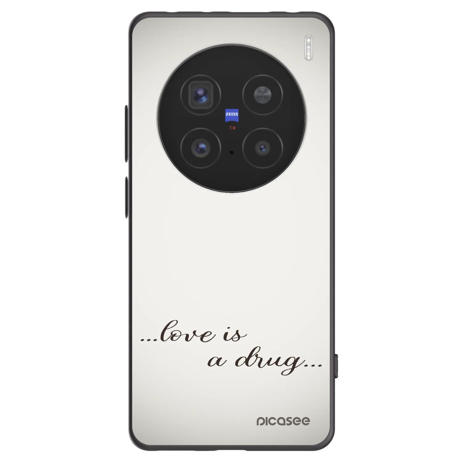 Picasee crna silikonska maskica za Vivo X200 Pro - Love is a drug