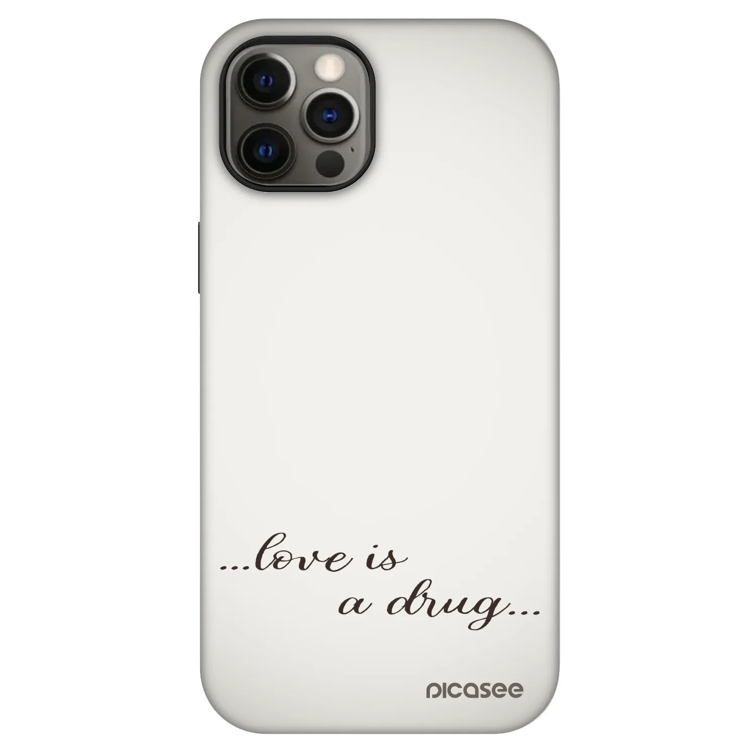 Picasee Fashion Case MagSafe za Apple iPhone 12 - Love is a drug