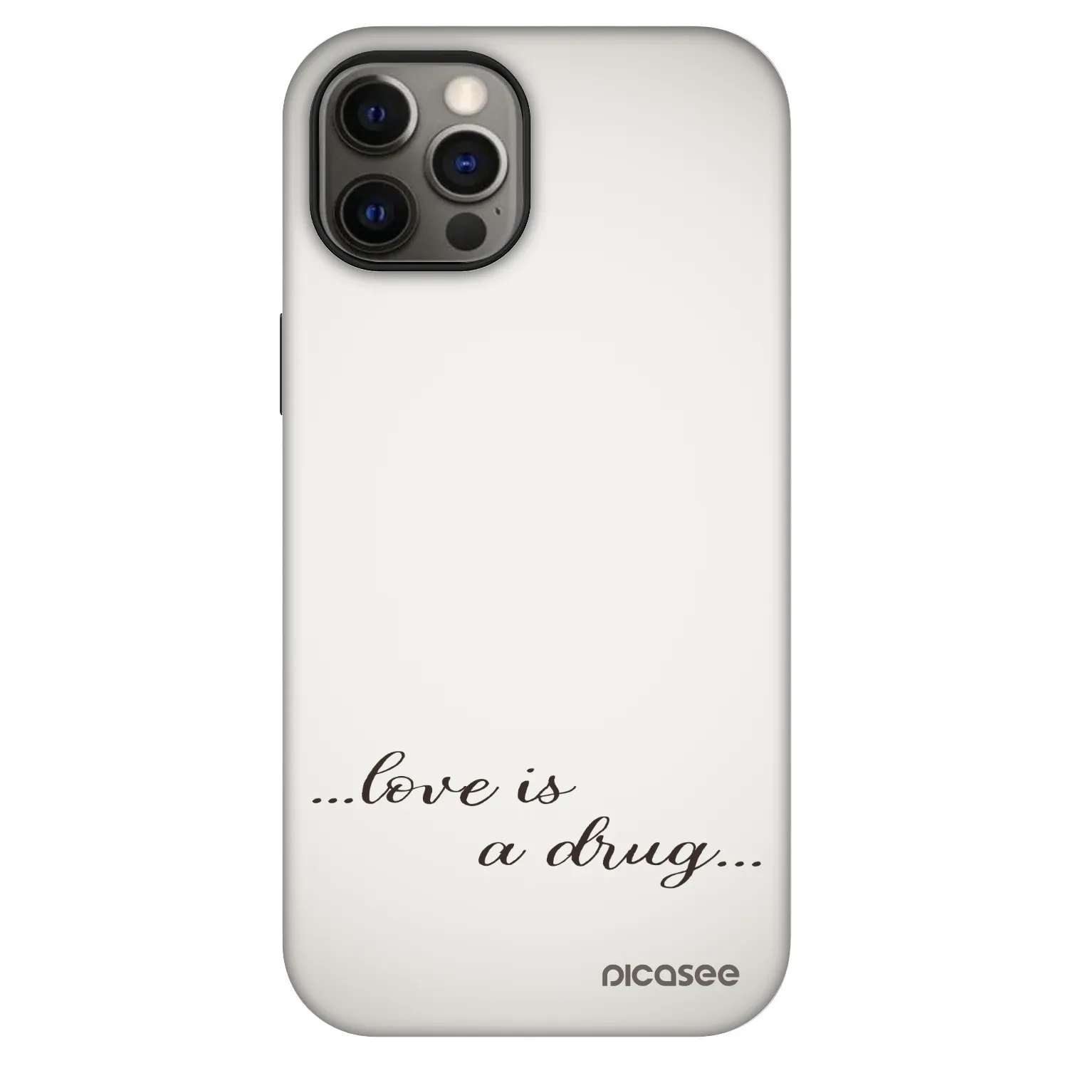Picasee Fashion Case MagSafe za Apple iPhone 12 Pro - Love is a drug