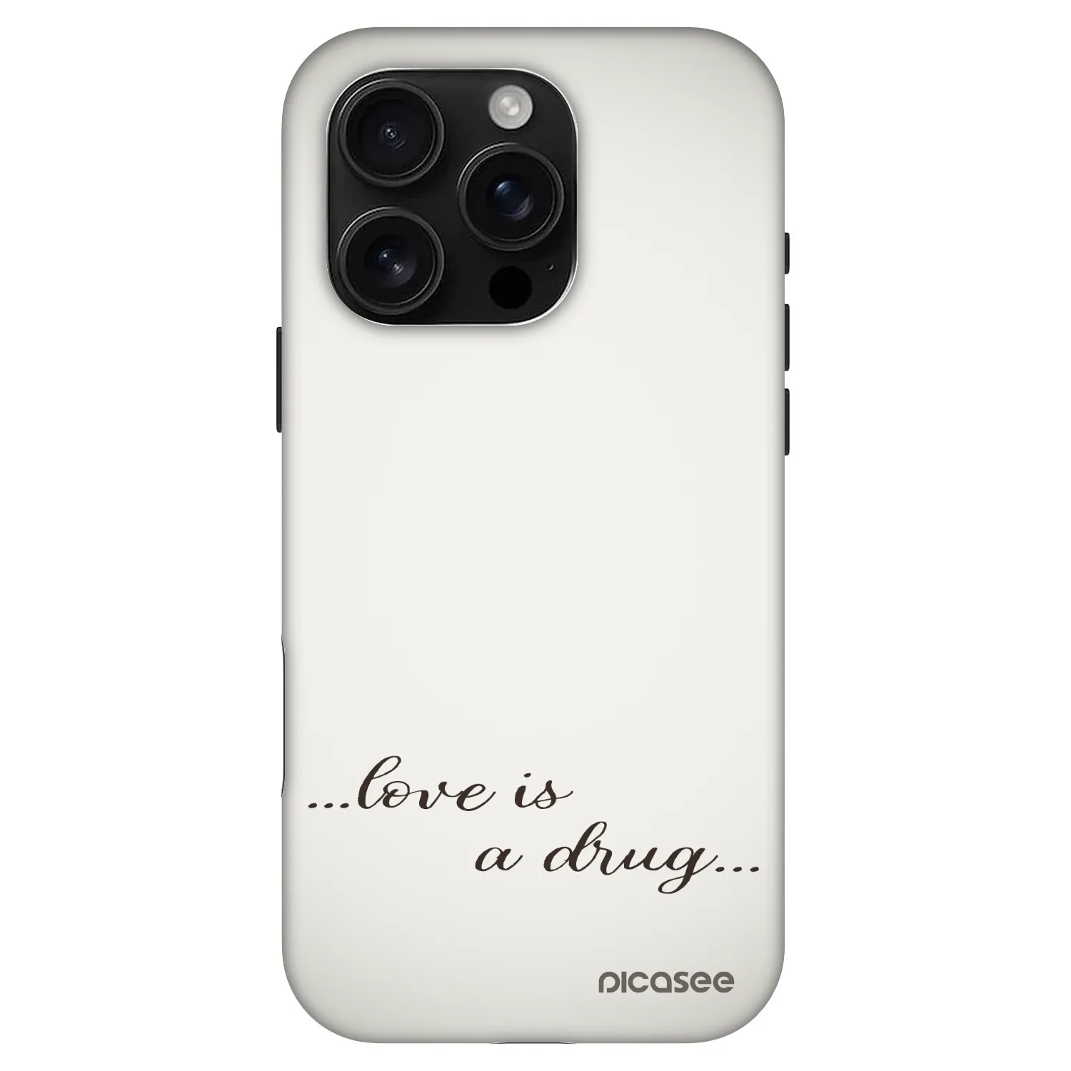 Picasee Fashion Case MagSafe za Apple iPhone 16 Pro - Love is a drug