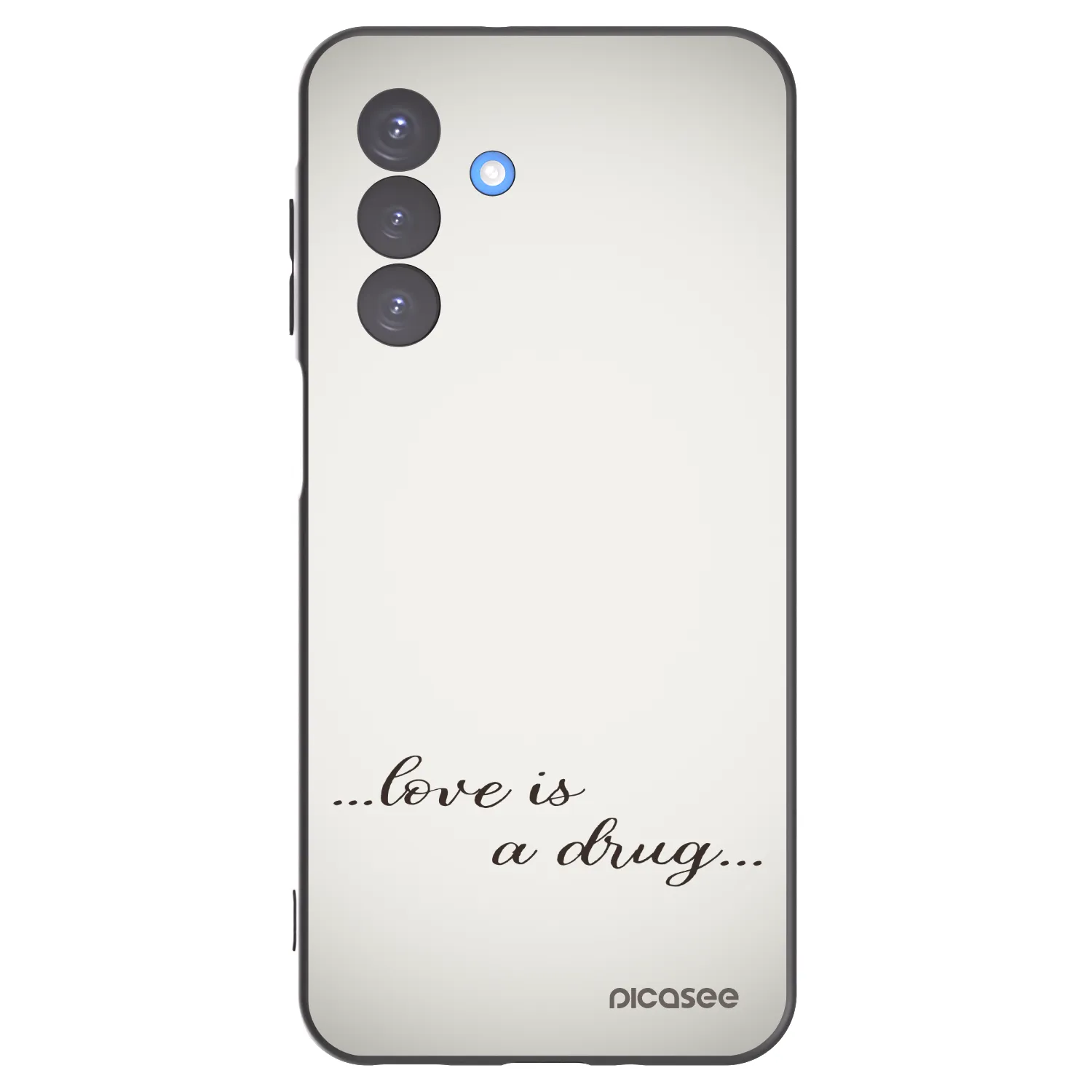 Picasee crna silikonska maskica za Samsung Galaxy A17 5G - Love is a drug