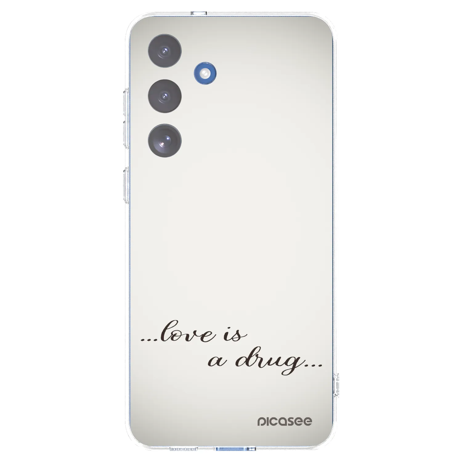 Picasee silikonska prozirna maskica za Samsung Galaxy S25 FE 5G - Love is a drug