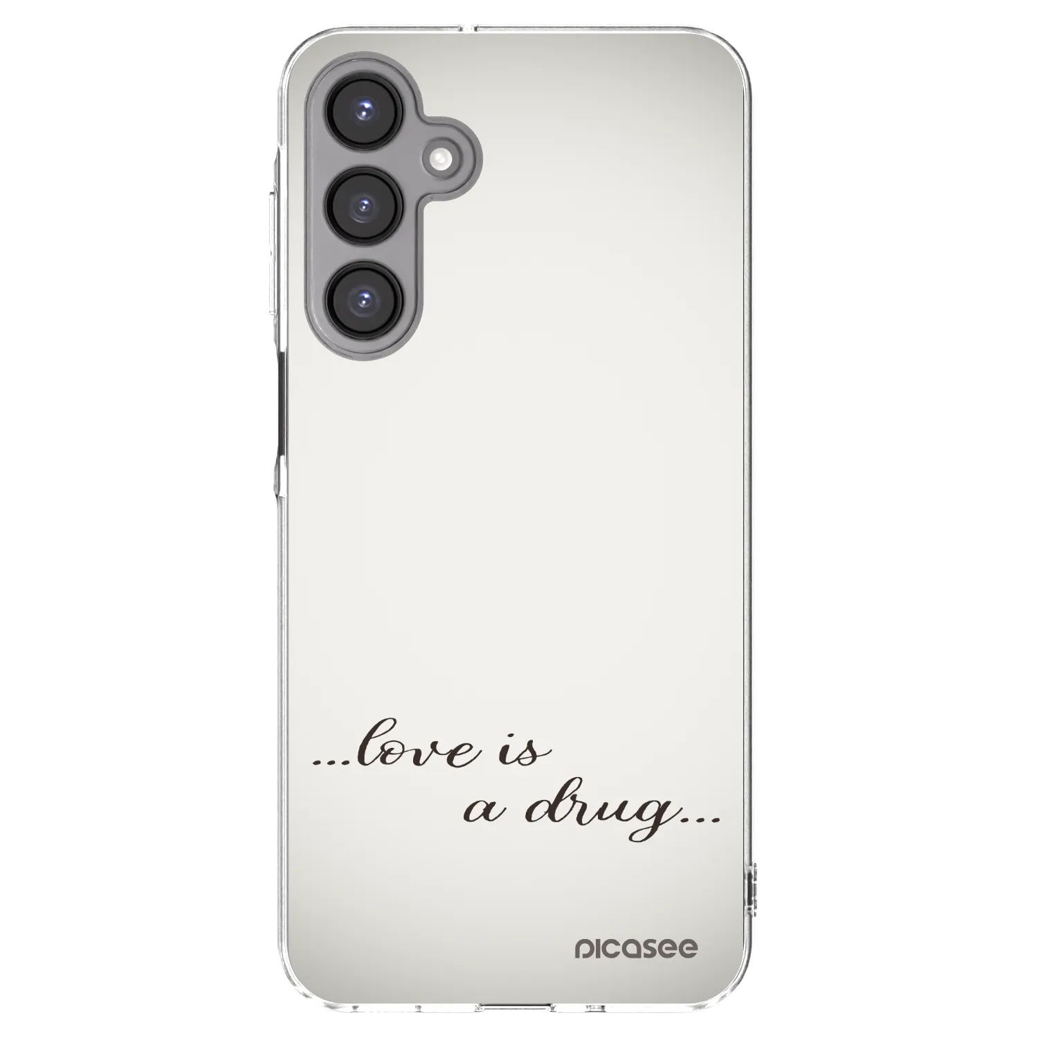 Picasee silikonska prozirna maskica za Samsung Galaxy A16 4G - Love is a drug