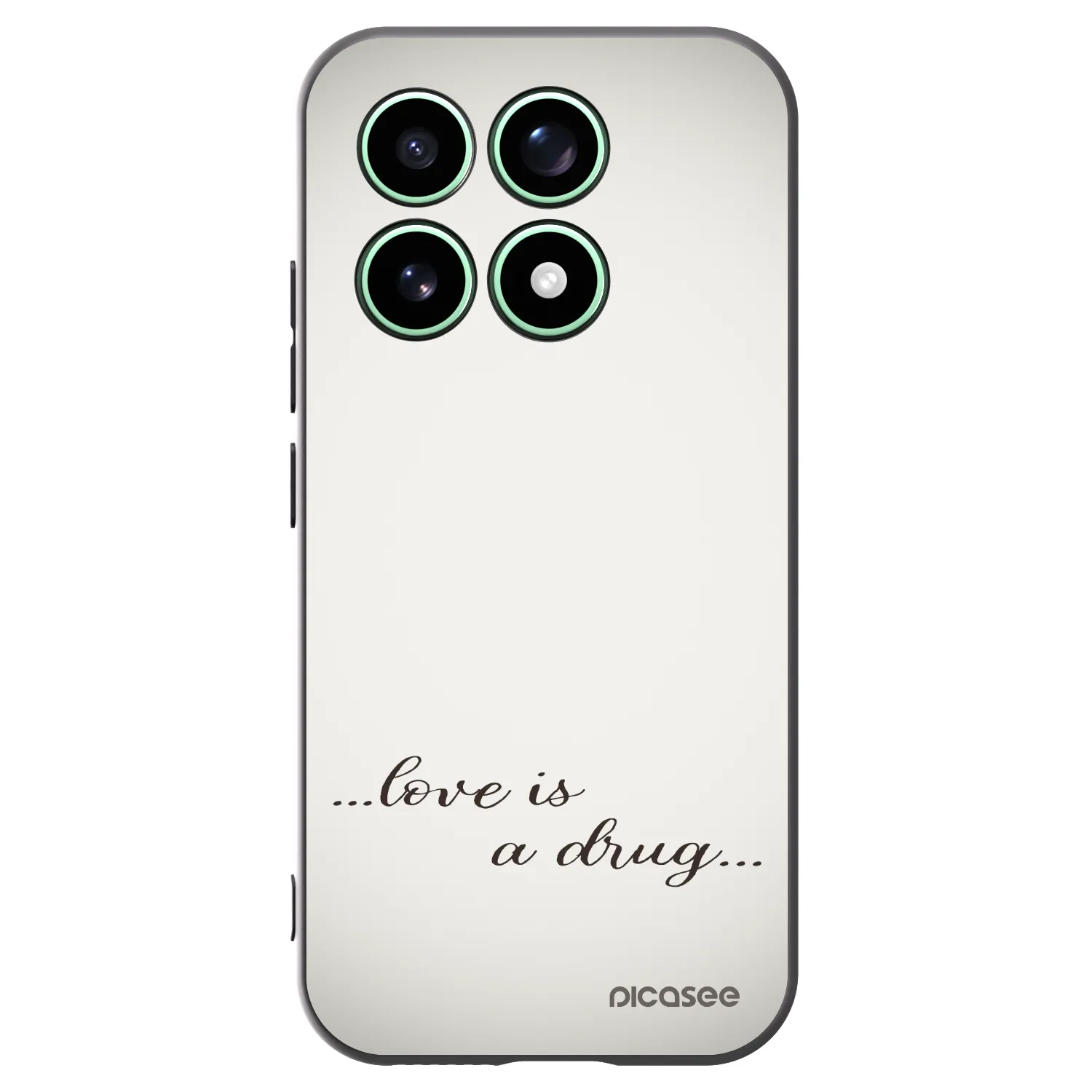 Picasee crna silikonska maskica za Xiaomi 17 - Love is a drug