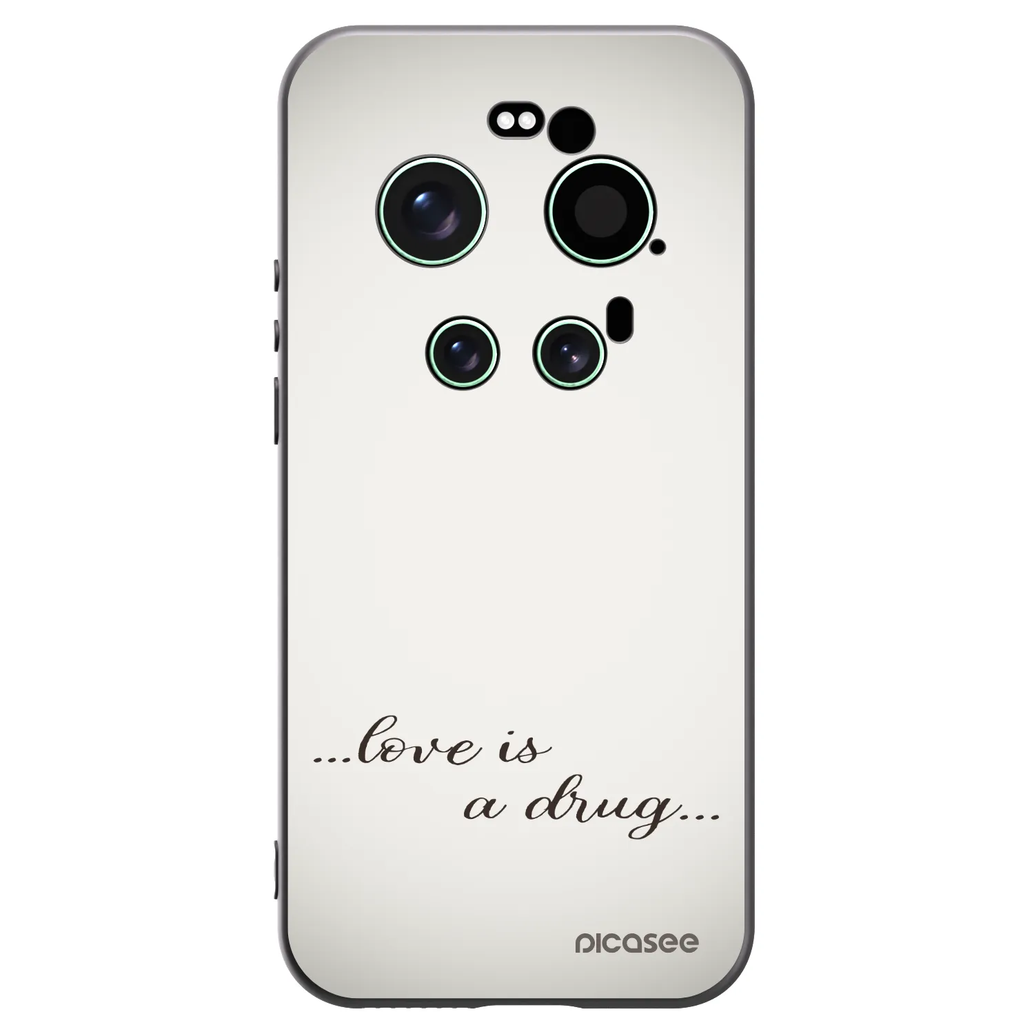 Picasee crna silikonska maskica za Xiaomi 17 Ultra - Love is a drug
