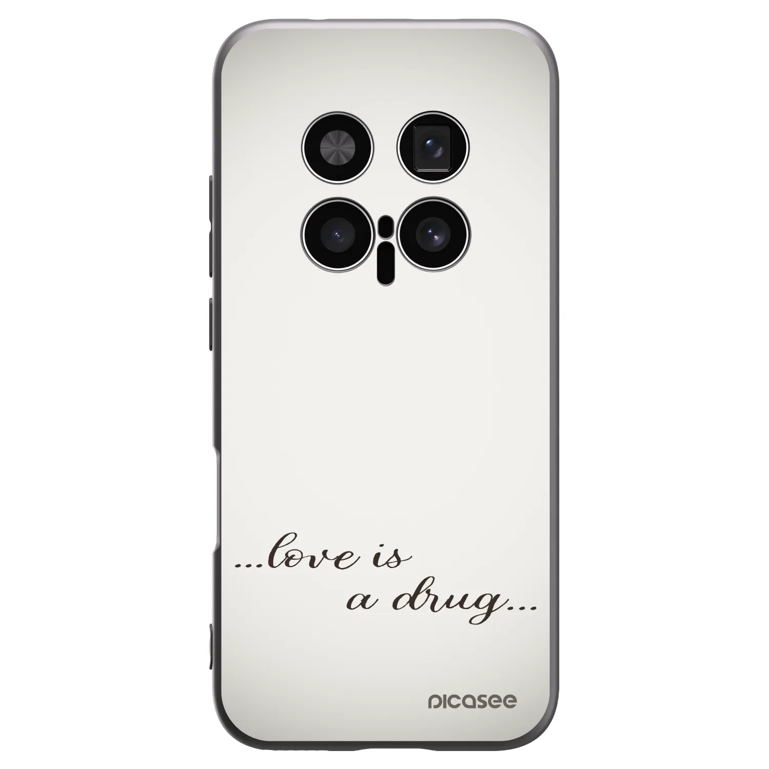 Picasee crna silikonska maskica za Honor Magic8 Pro 5G - Love is a drug