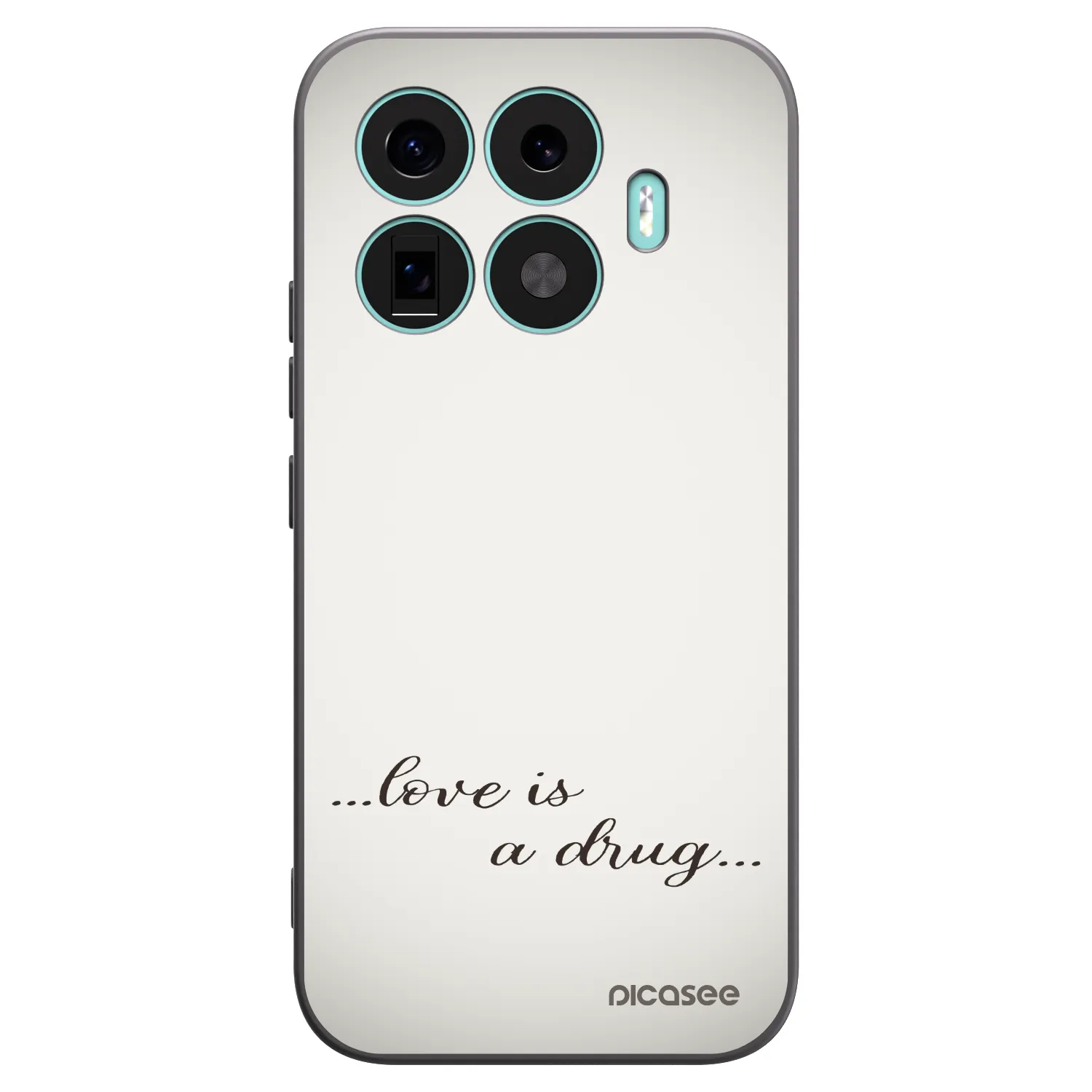 Crna silikonska maskica za Xiaomi 17T - Love is a drug