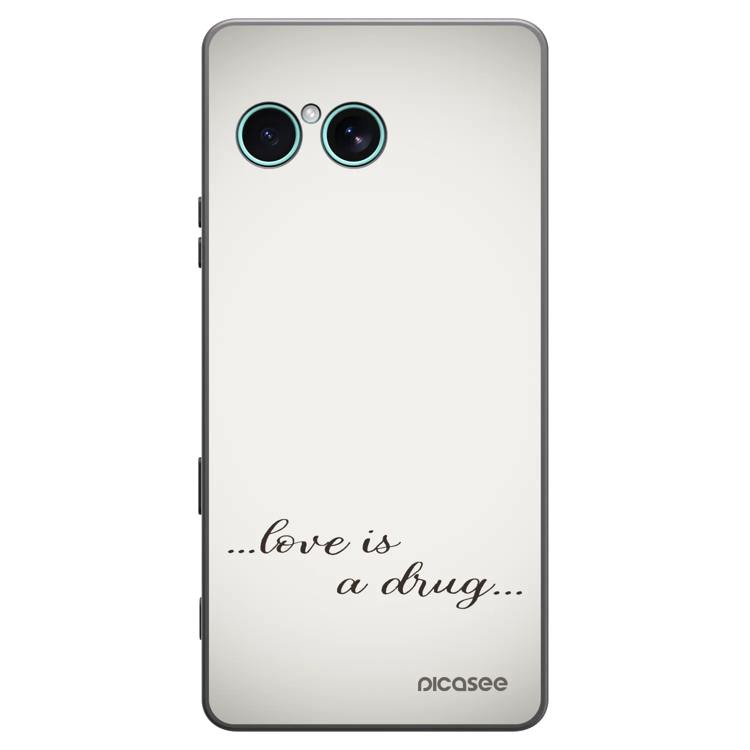 Picasee crna silikonska maskica za Sony Xperia 10 VII - Love is a drug