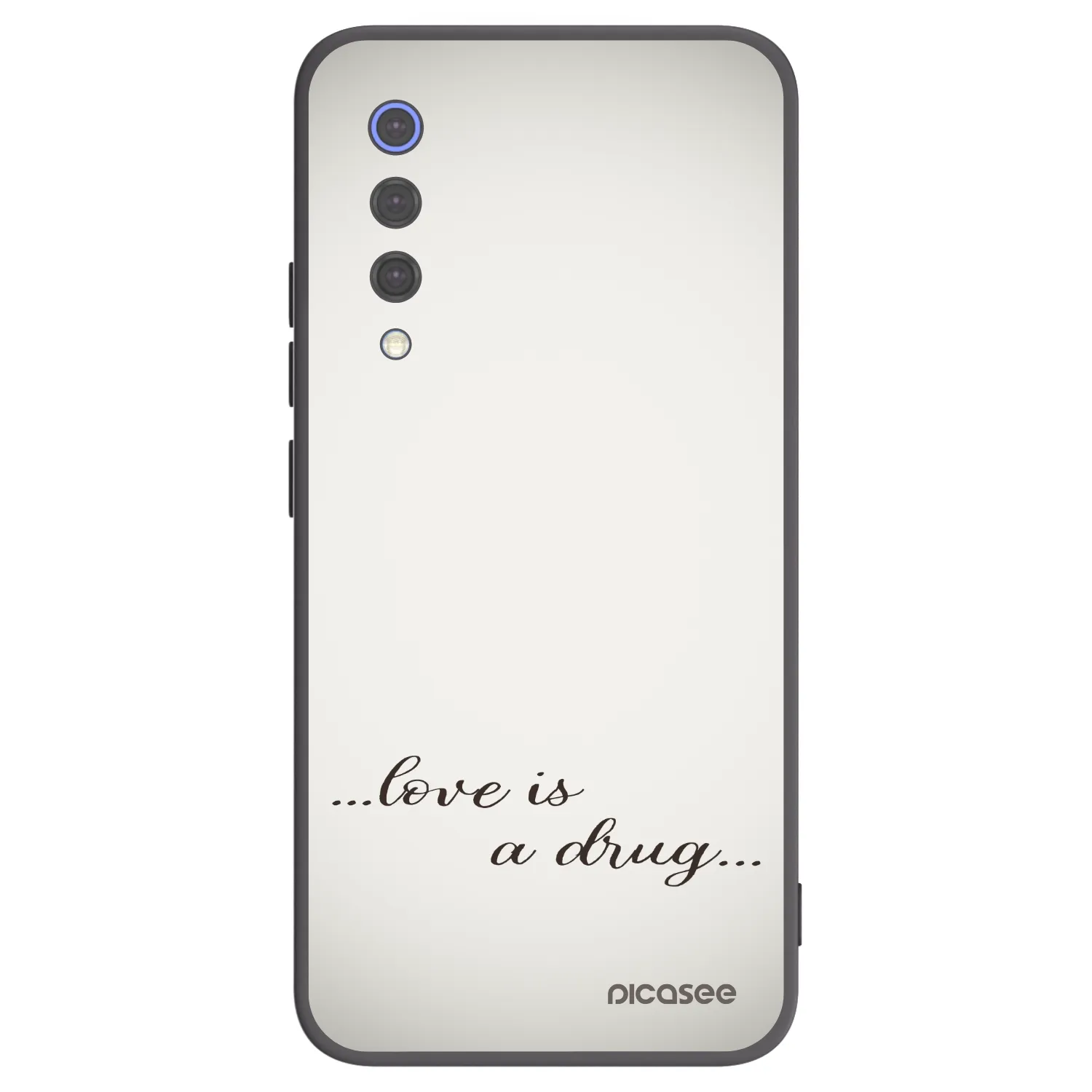 Picasee crna silikonska maskica za Xiaomi Mi 9 SE - Love is a drug