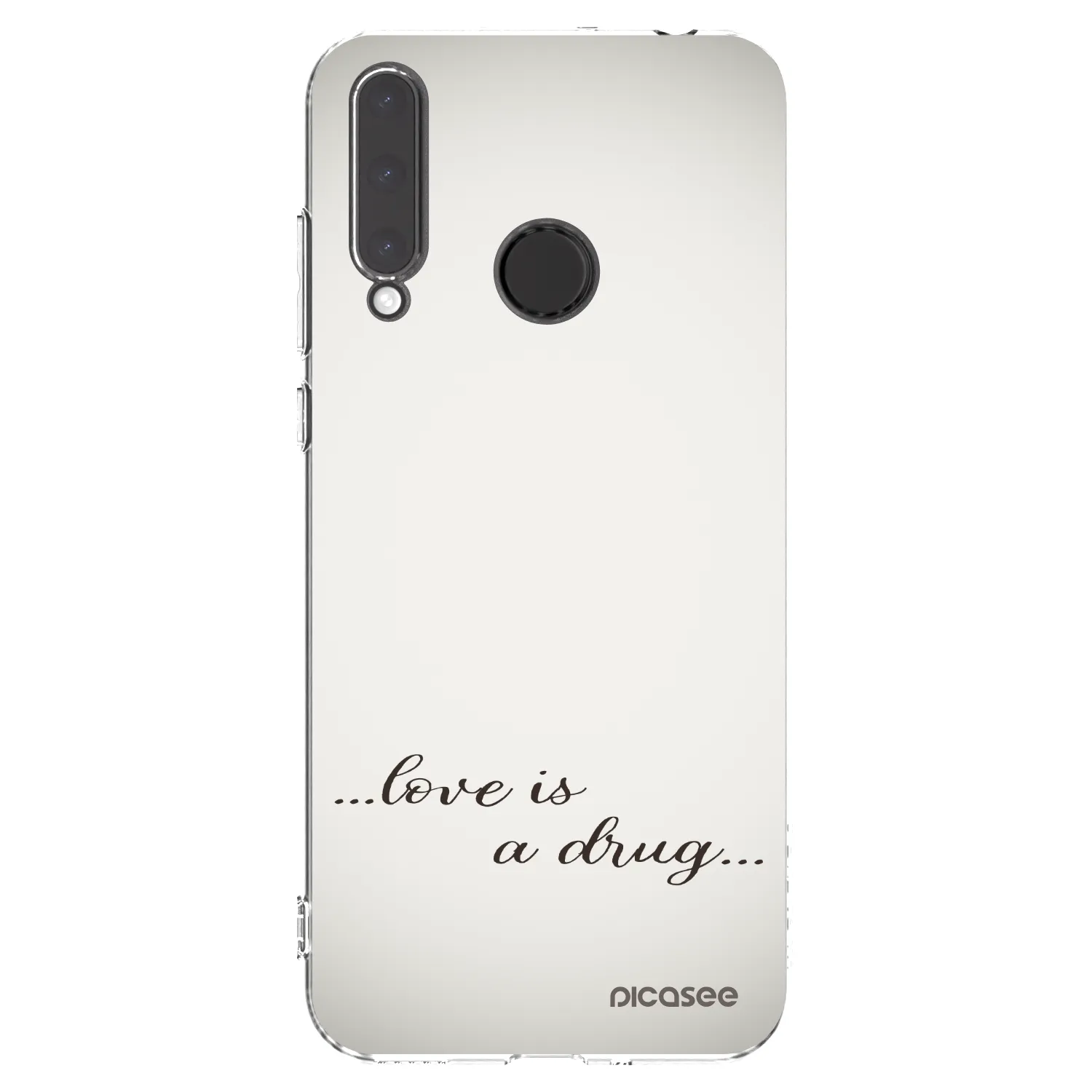 Picasee silikonska prozirna maskica za Honor 20 Lite - Love is a drug