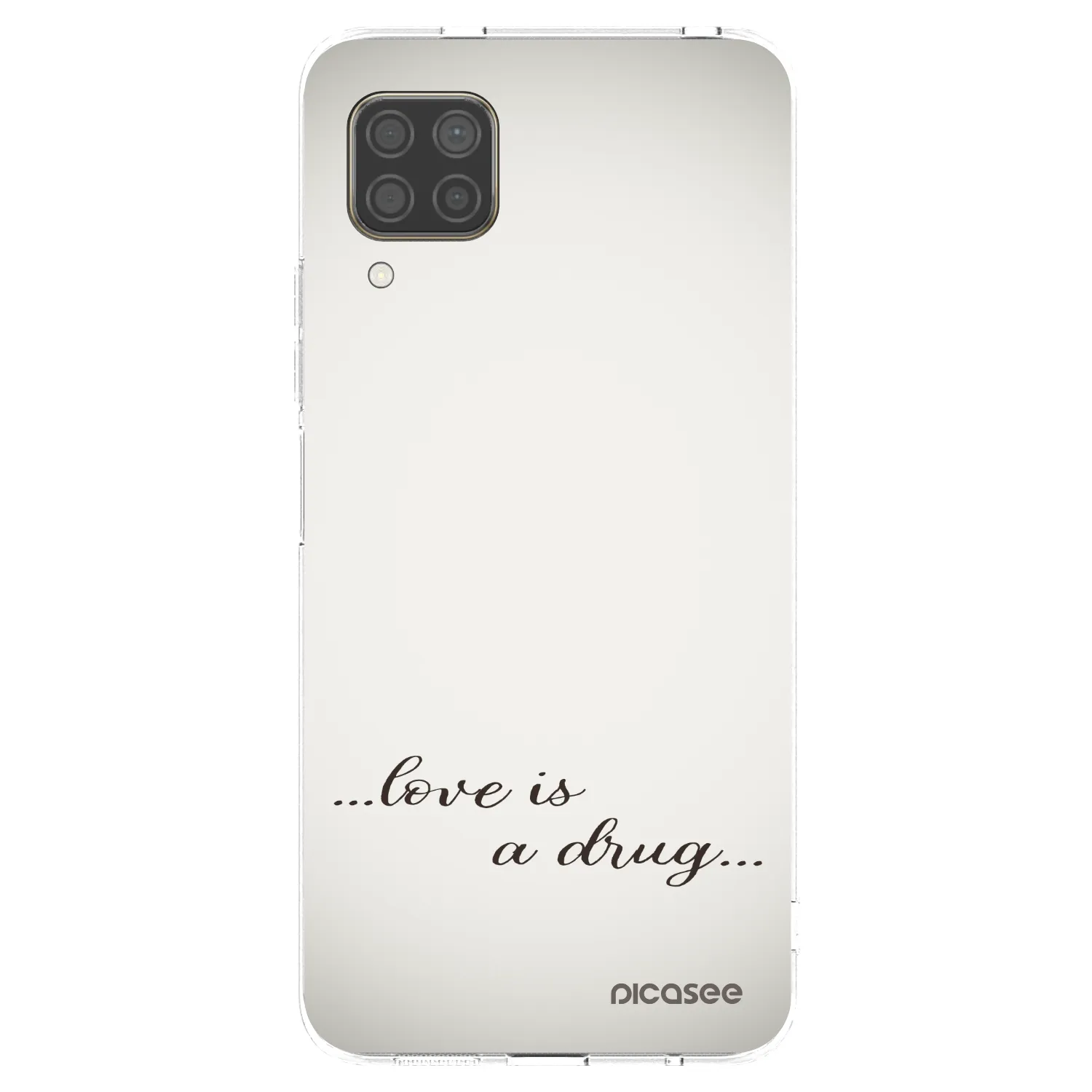 Picasee silikonska prozirna maskica za Huawei P40 Lite - Love is a drug