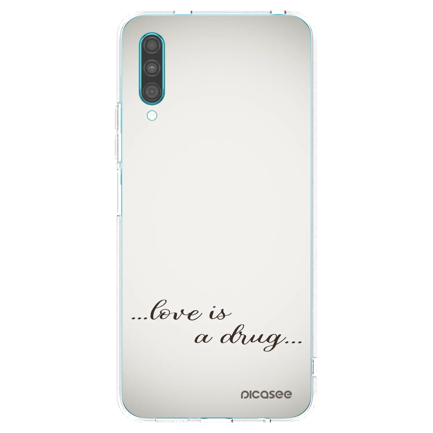 Picasee silikonska prozirna maskica za Samsung Galaxy A30s A307F - Love is a drug