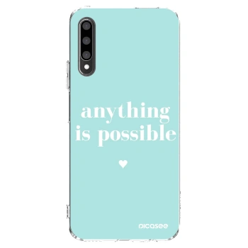Picasee silikonska prozirna maskica za Honor 9X Pro - Anything is possible
