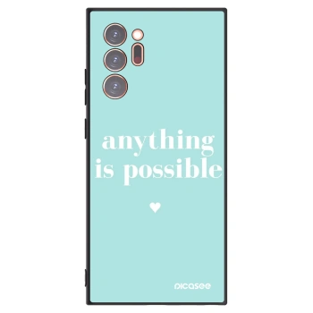 Picasee crna silikonska maskica za Samsung Galaxy Note 20 Ultra - Anything is possible