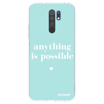 Picasee silikonska prozirna maskica za Xiaomi Redmi 9 - Anything is possible