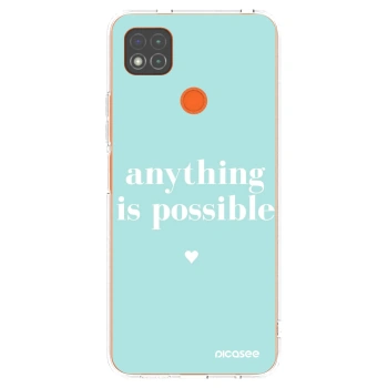 Picasee silikonska prozirna maskica za Xiaomi Redmi 9C - Anything is possible