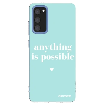 Picasee silikonska prozirna maskica za Samsung Galaxy S20 FE - Anything is possible