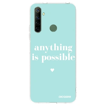 Picasee silikonska prozirna maskica za Realme 6i - Anything is possible