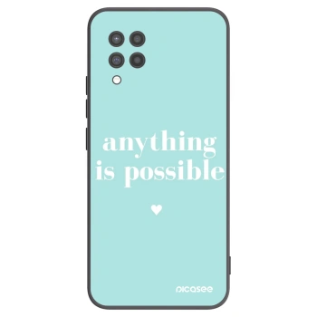 Picasee crna silikonska maskica za Samsung Galaxy A42 A426B - Anything is possible