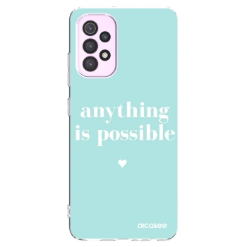 Picasee silikonska prozirna maskica za Samsung Galaxy A32 5G A326B - Anything is possible