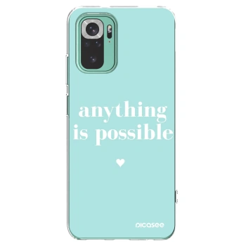Picasee silikonska prozirna maskica za Xiaomi Redmi Note 10 Pro - Anything is possible