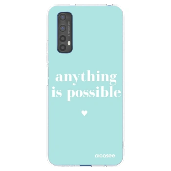 Picasee silikonska prozirna maskica za Realme 7 - Anything is possible