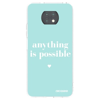 Picasee silikonska prozirna maskica za Xiaomi Redmi Note 9T - Anything is possible