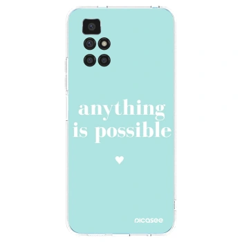 Picasee silikonska prozirna maskica za Xiaomi Redmi 10 - Anything is possible