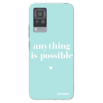 Picasee silikonska prozirna maskica za Vivo X60 Pro 5G - Anything is possible