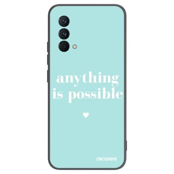 Picasee crna silikonska maskica za Realme GT Master Edition 5G - Anything is possible