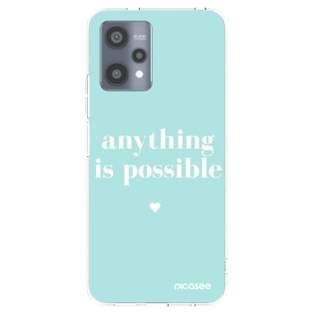 Picasee silikonska prozirna maskica za Realme 9 Pro 5G - Anything is possible