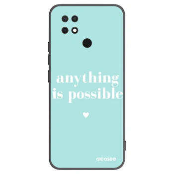 Picasee crna silikonska maskica za Xiaomi Redmi 10C - Anything is possible