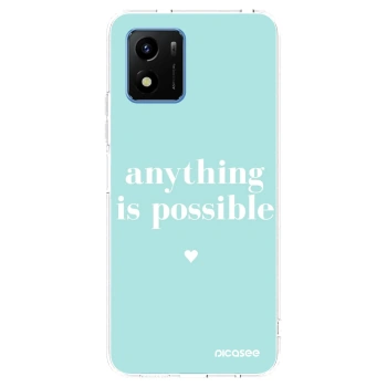 Picasee silikonska prozirna maskica za Vivo Y01 - Anything is possible