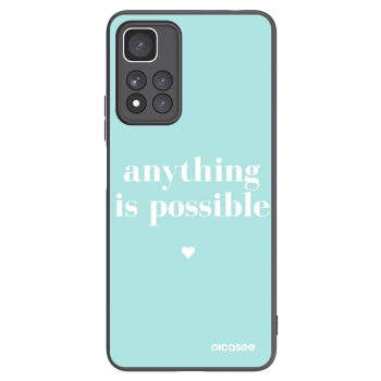 Picasee crna silikonska maskica za Xiaomi Redmi Note 11 Pro+ 5G - Anything is possible