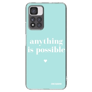 Picasee silikonska prozirna maskica za Xiaomi Redmi Note 11 Pro+ 5G - Anything is possible