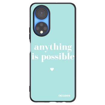 Picasee crna silikonska maskica za Honor X7 - Anything is possible