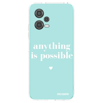 Picasee silikonska prozirna maskica za Xiaomi Poco X5 - Anything is possible