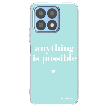 Picasee silikonska prozirna maskica za Honor X8a - Anything is possible