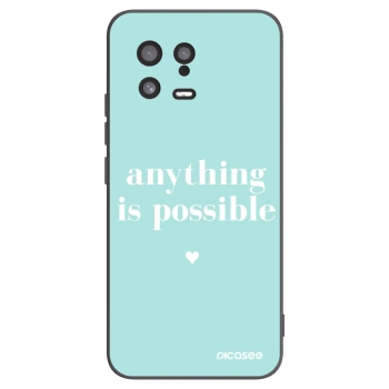 Picasee crna silikonska maskica za Xiaomi 13 - Anything is possible