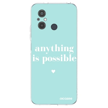 Picasee silikonska prozirna maskica za Xiaomi Redmi 12C - Anything is possible