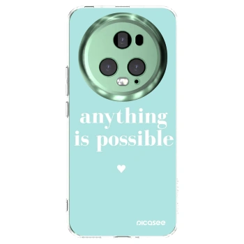 Picasee silikonska prozirna maskica za Honor Magic5 Pro - Anything is possible