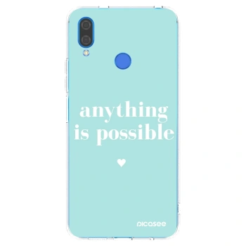 Picasee silikonska prozirna maskica za Huawei Nova 3i - Anything is possible